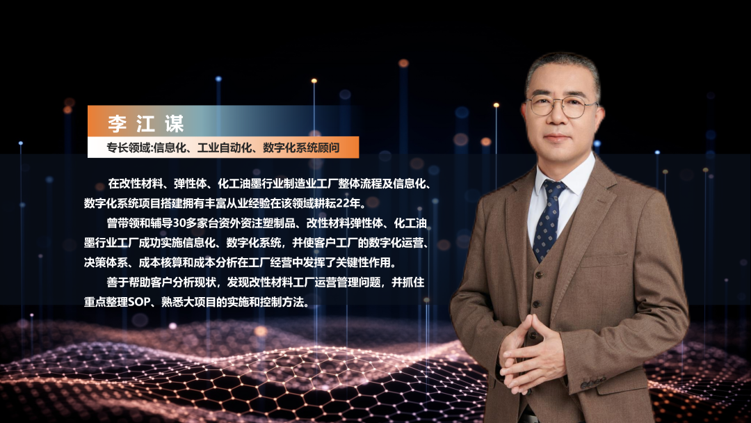 数字化工厂方案乐动在线-乐动（中国）
商顺景软件李江谋